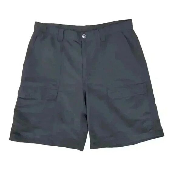 The North Face Men's Charcoal Nylon Cargo Shorts - Picture 1 of 13